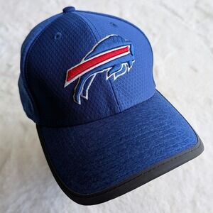 New Era Buffalo Bills 39THIRTY NFL Sideline Hat Blue Small Medium Stretch Fit